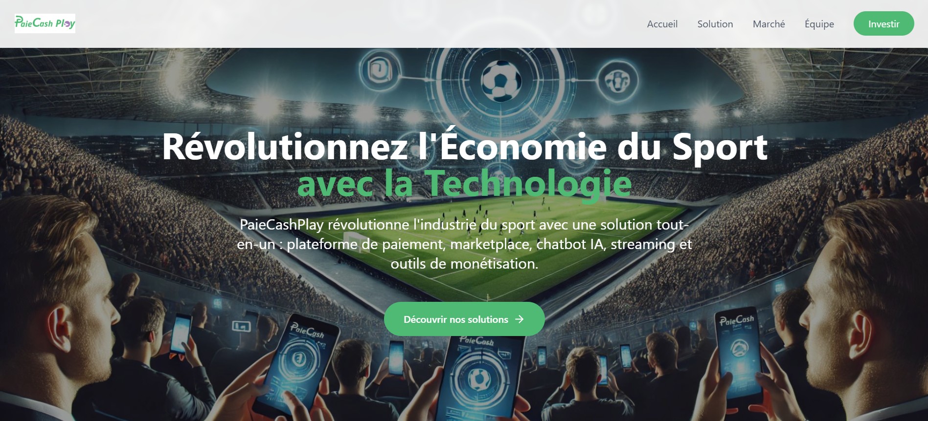 PaieCashPlay Landing Page